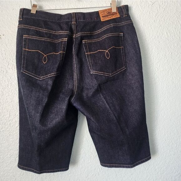 Ralph Lauren Dark Blue Jean Shorts - Picture 2 of 8
